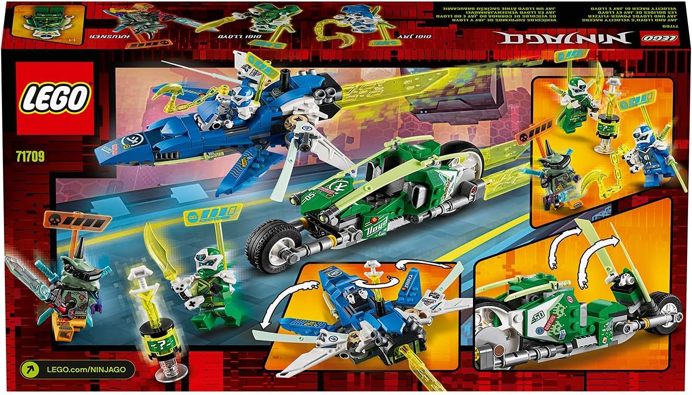 LEGO 71709 Ninjago Jay e Lloyd's Velocity Racers