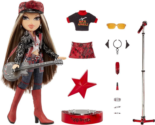 Bratz 577782EUC Rock Angelz 20 Yearz Edición especial Muñeca de moda-CLOE-Incluye guitarra, ropa, accesorios, póster y más-Relanzamiento favorito de los fanáticos-Coleccionable-Para coleccionistas y niños a partir de 6 años