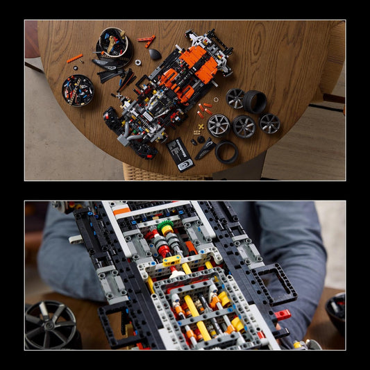 LEGO Technic Koenigsegg Jesko Absolut 42232 | Conjunto para adultos, modelo de carro, kit STEM com motor V8, suspensão triplex e "Modo Fantasma"...