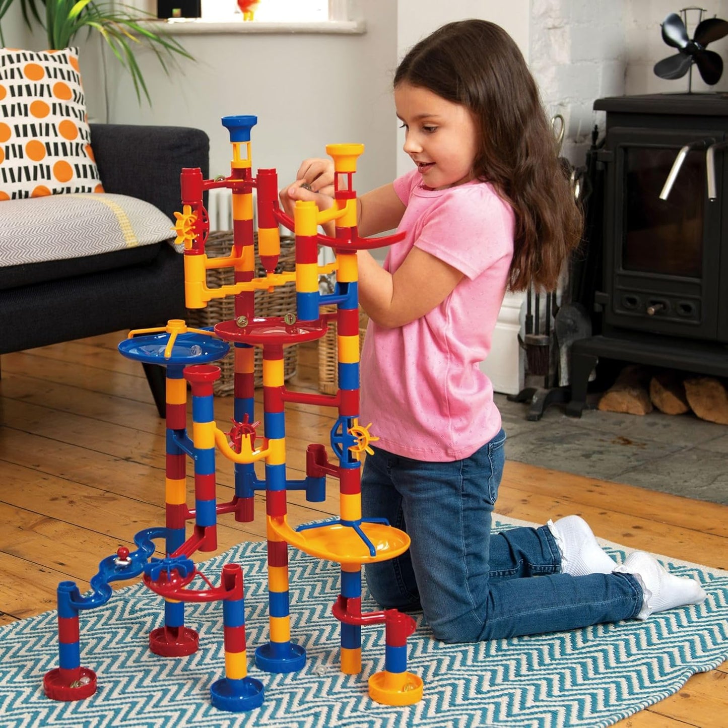 Galt Toys, Mega Marble Run, brinquedo de construção para crianças a partir de 4 anos