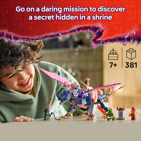 LEGO NINJAGO Rontu the Master Dragon Toy - Posable Dragon Figure with Stud Shooters - incl. Lloyd, Sora & Wyldfyre Minifigures - Gift for 7+ Year Old...