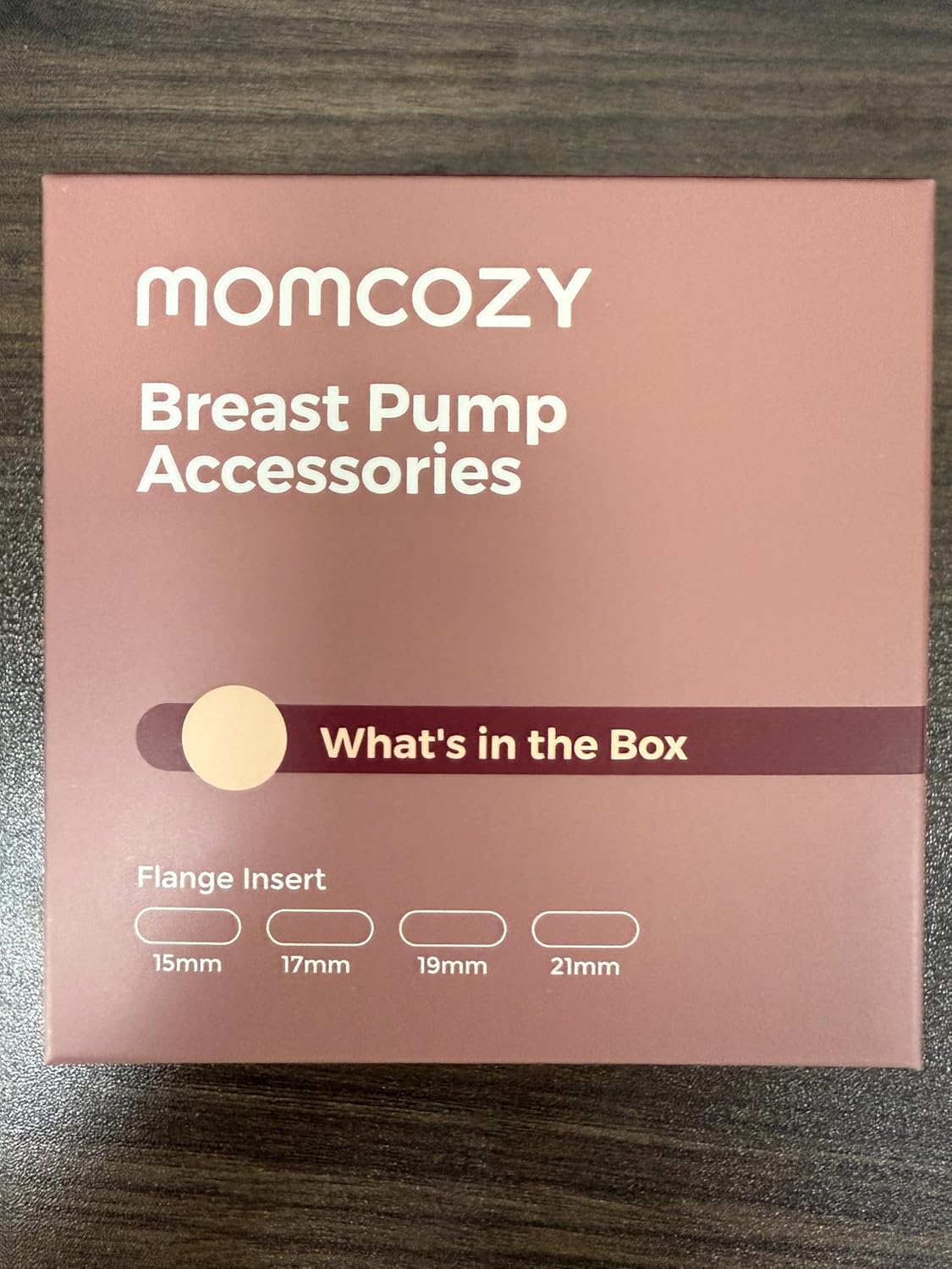 Momcozy Inserção de flange de 15 mm compatível com acessórios de substituição da bomba tira leite Momcozy M5/M6/M9, 4 unidades (15 mm)