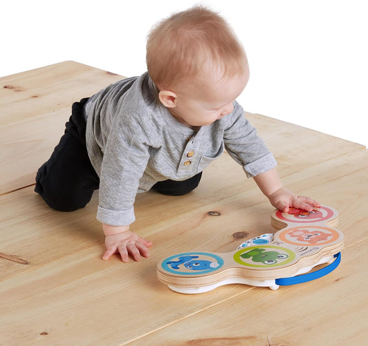Baby Einstein Magic Touch Juguete musical de tambor de madera, a partir de 6 meses