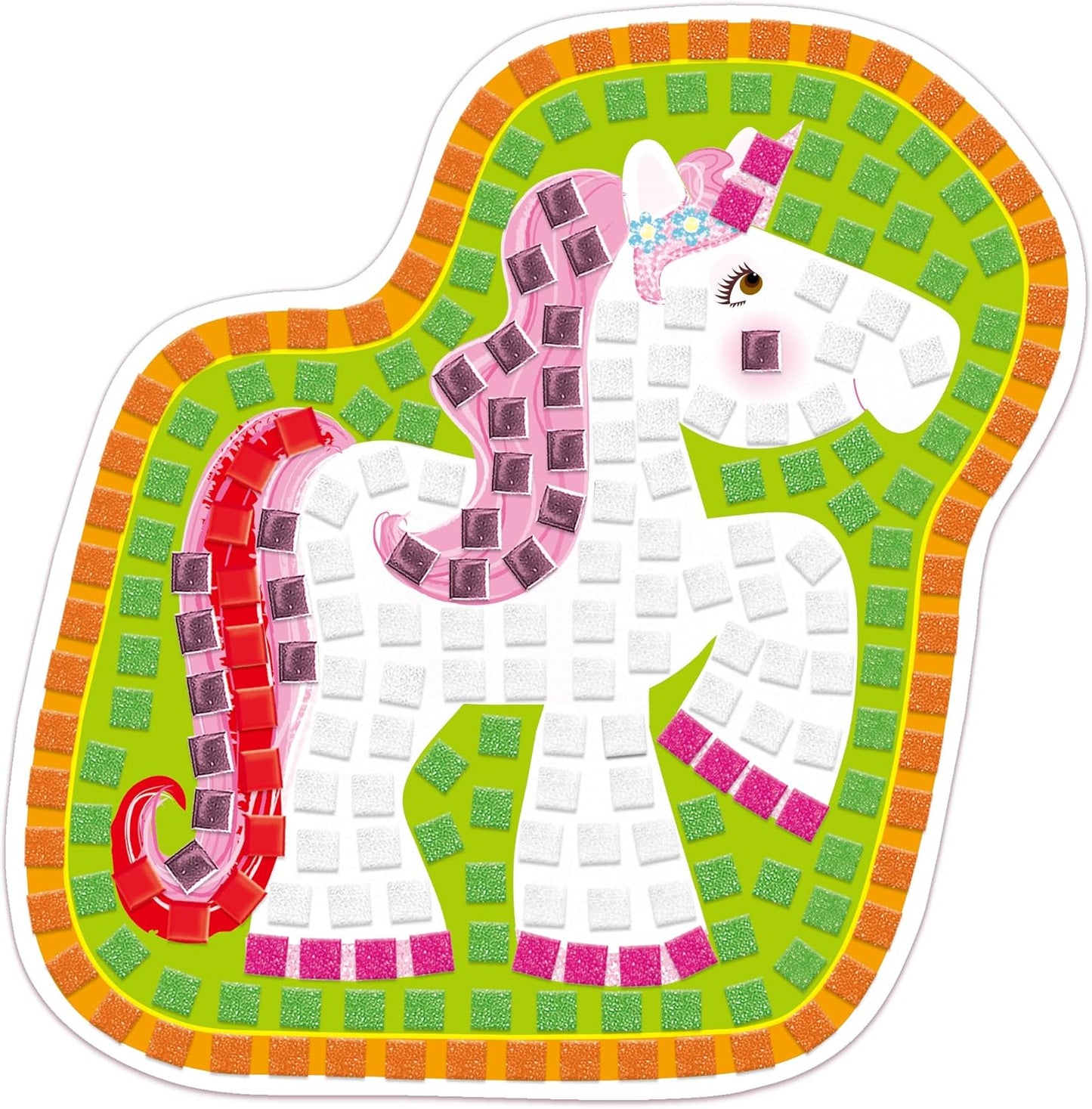 Galt, Make a Mosaic, Mosaic Kits For Children, Ages 5 Years Plus, Galt Fairy Sparkle Mosaics -Childrens Glitter Mosaic Set,Arts and Crafts Kit for Kids,Colourful Design