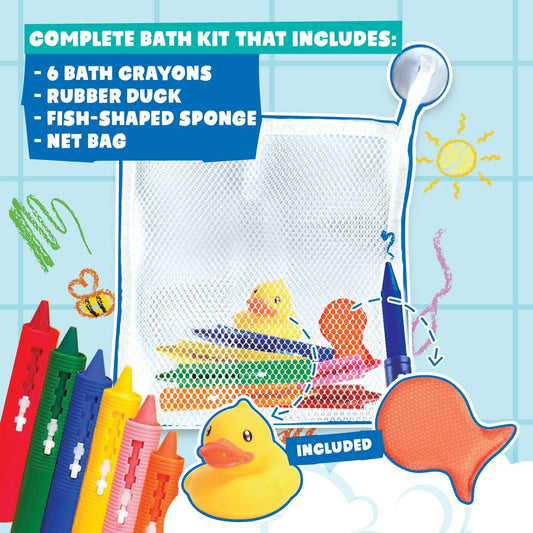 Science4you Lápis de cera de banho para crianças de 3 anos ou mais - Tinta de banho para crianças é um brinquedo especial para tornar a experiência do banho mais divertida e colorida, brinquedo criativo, presente de artes e ofícios