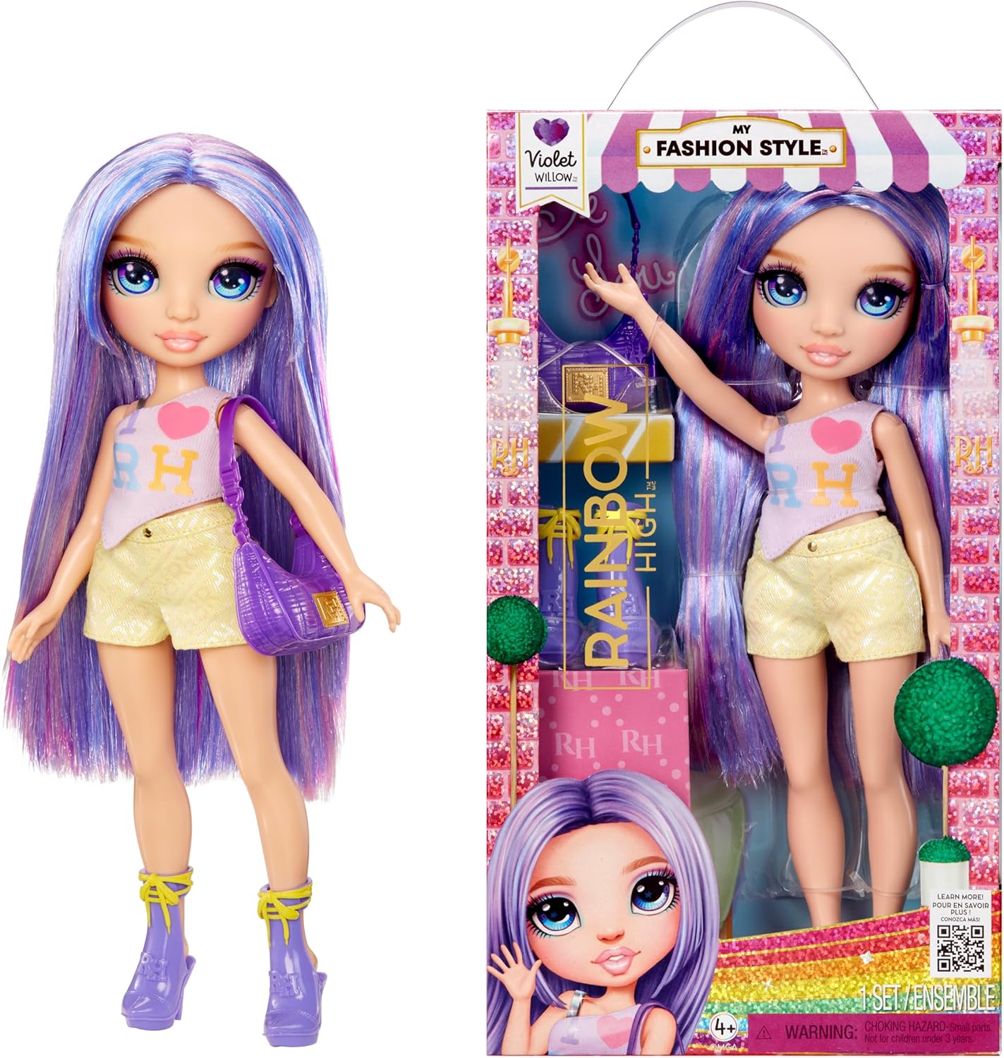 Boneca Rainbow High My Fashion Style - Violeta - Boneca Fashion Roxa d ...