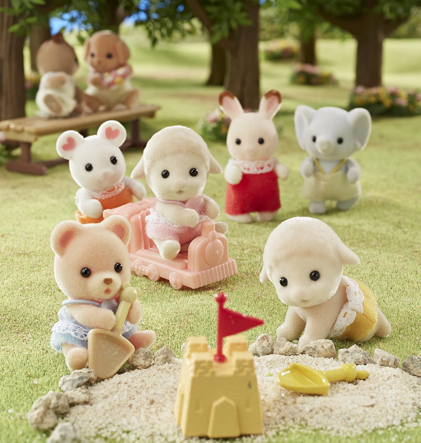 Sylvanian Families Sheep Twins - conjunto de casa de bonecas 5621