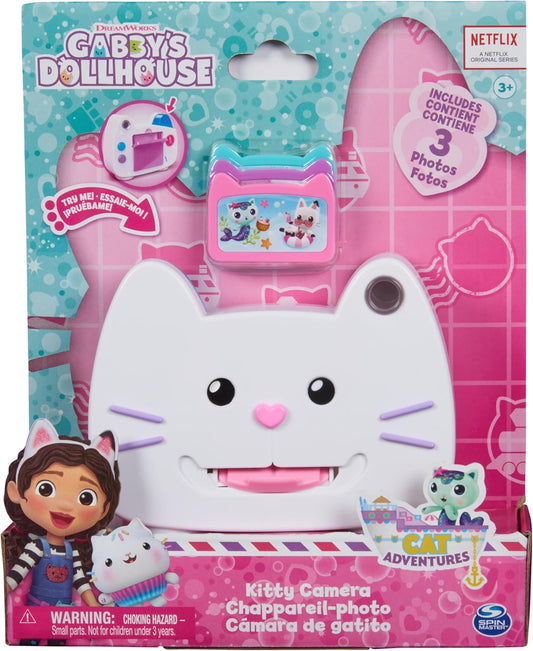 Gabby’s Dollhouse, Kitty Camera, brinquedo de faz-de-conta para crianças em idade pré-escolar, meninas e meninos a partir de 3 anos.