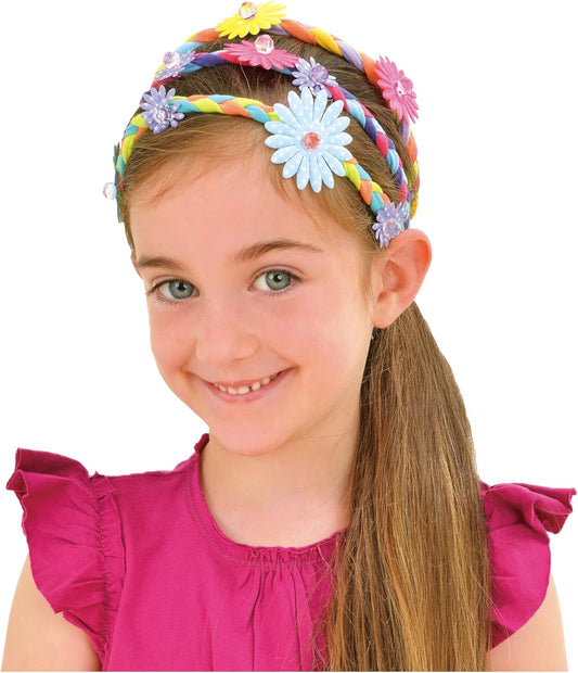 Galt Toys, Faixas de Cabelo Brilhantes, Kits de Artesanato Infantil, A partir de 6 Anos