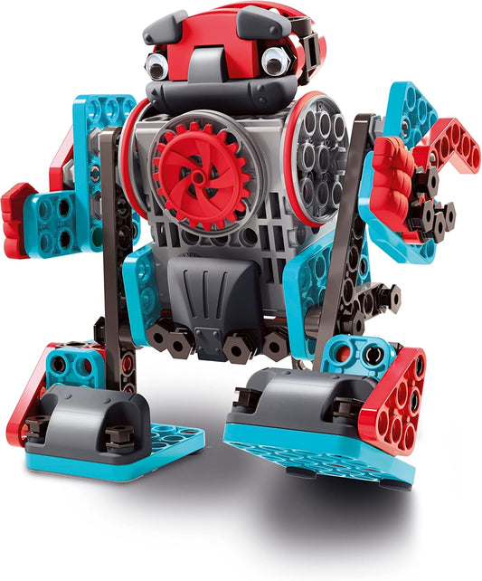 Clementoni 61360 Science&Play Mechanics Junior Motion Robot Building Set, Científico, Regalo para niños a partir de 6 años, Juguetes STEM, Versión en inglés,