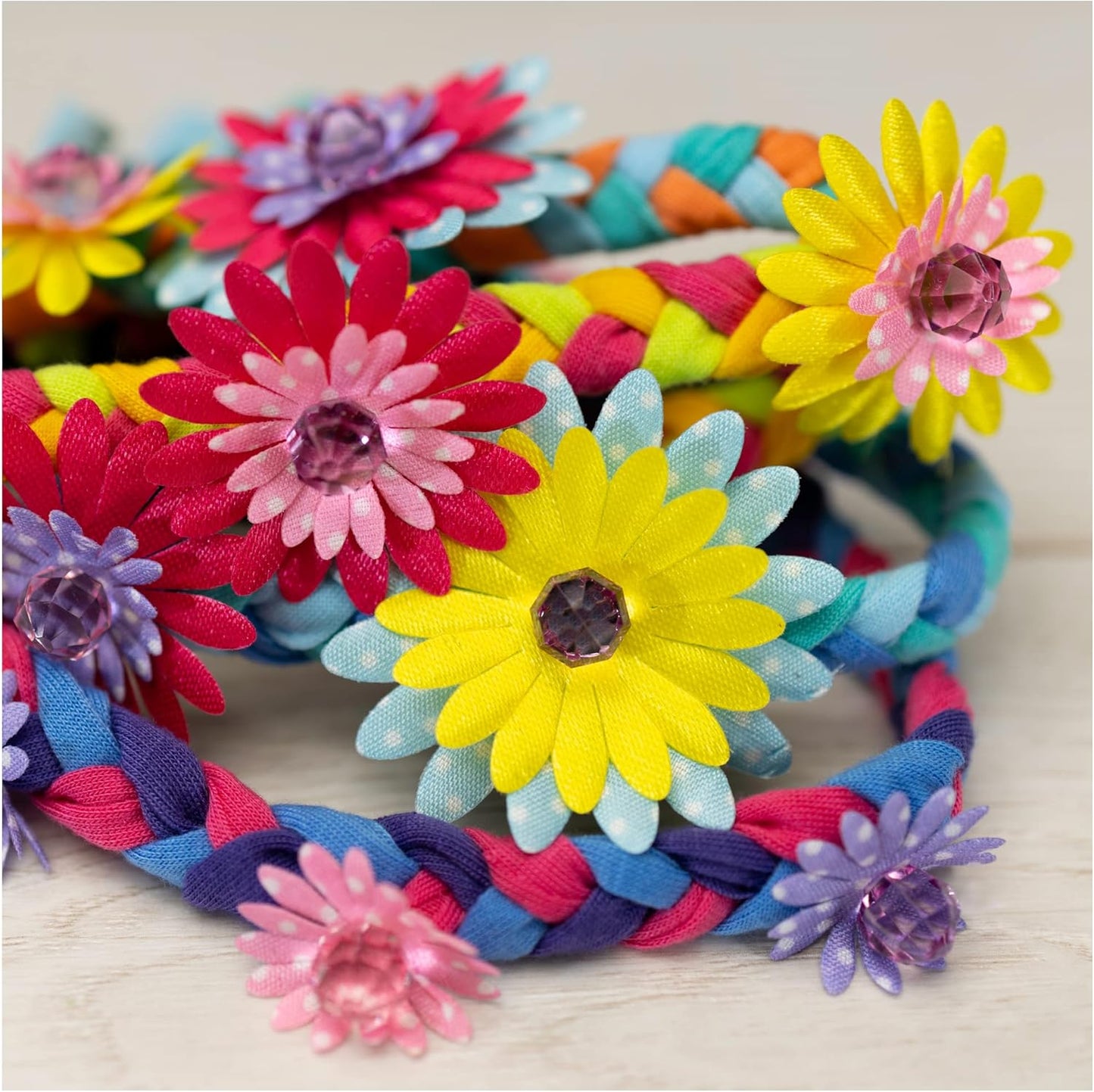 Galt Toys, Faixas de Cabelo Brilhantes, Kits de Artesanato Infantil, A partir de 6 Anos