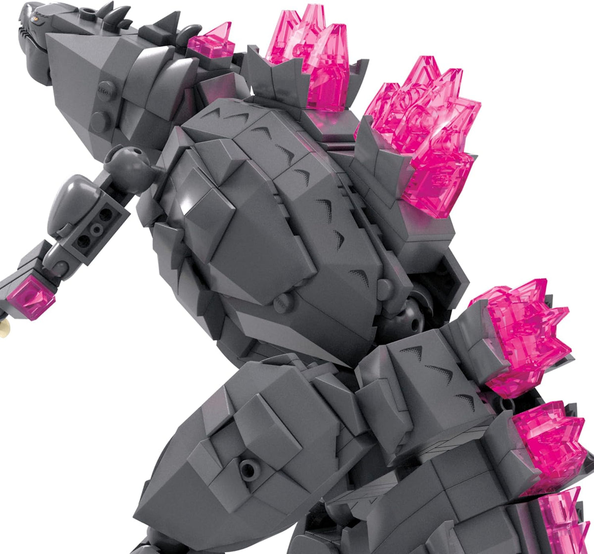 Mega Conjunto de Montar Godzilla x Kong: O Novo Império, Boneco de Ação do Godzilla com 543 Peças e Acessórios, Brinquedo para Montar e Exibir para Colecionadores Adultos, HTR78