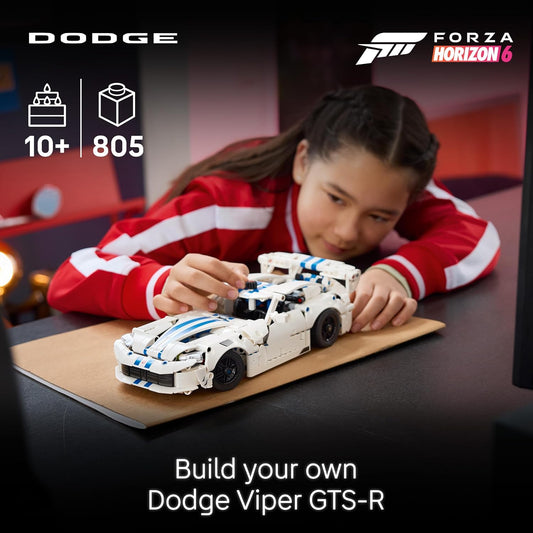 LEGO Brinquedo de Carro Esportivo Technic Dodge Viper GTS-R – Kit de Modelo com Motor V10, Direção e Diferencial – Presente para Meninos a Partir de 10 Anos e Fãs de Automobilismo – 42234