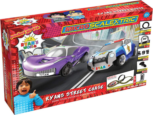Scalextric Ryans World Street Chase Juego de running con pilas