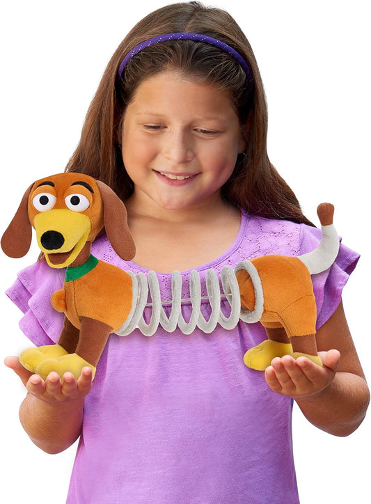 Just Play, Cachorro de pelúcia Slinky de 16,5 cm da Toy Story da Disney e Pixar da brinquedo infantil para crianças a partir de 18 meses.