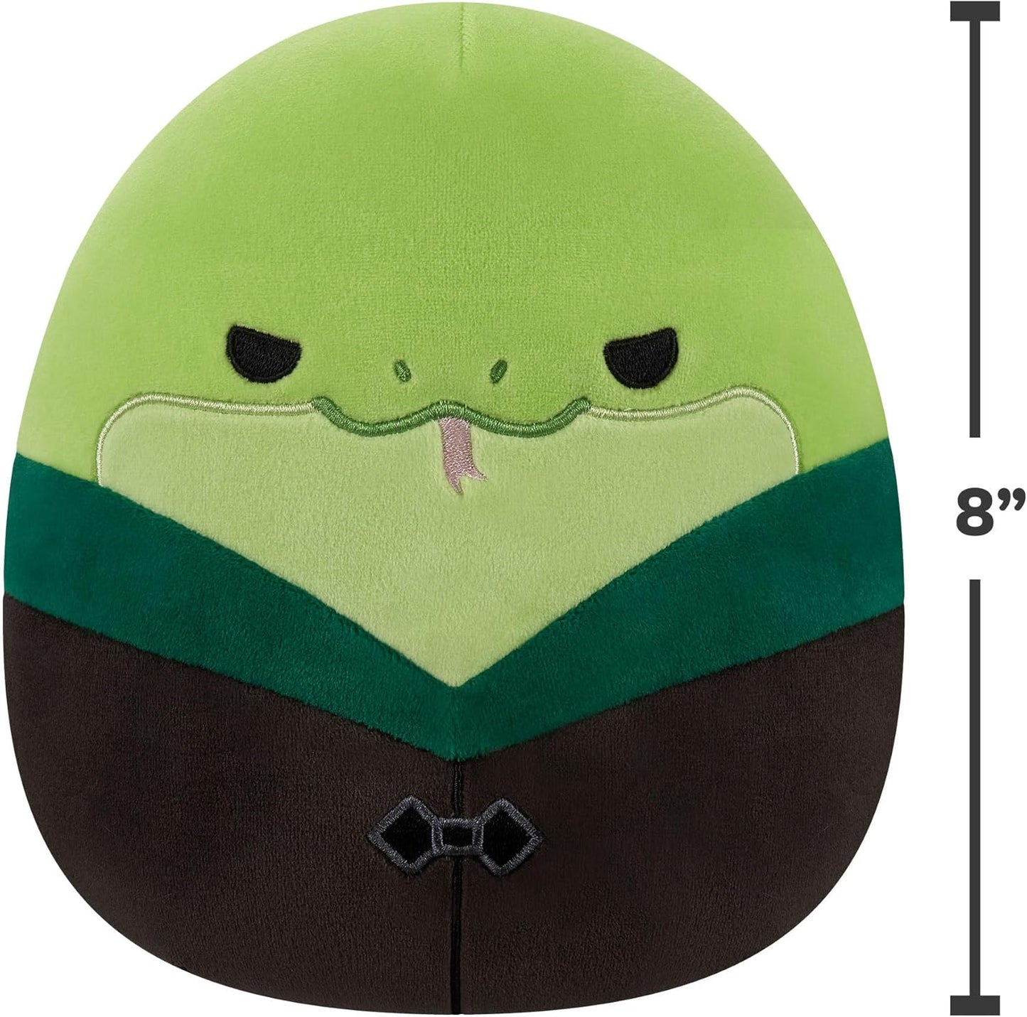 Jazwares Squishmallows Original “Harry Potter” Cobra Sonserina de 20 cm com Vestes de Hogwarts - Pelúcia Oficial Ultramacia