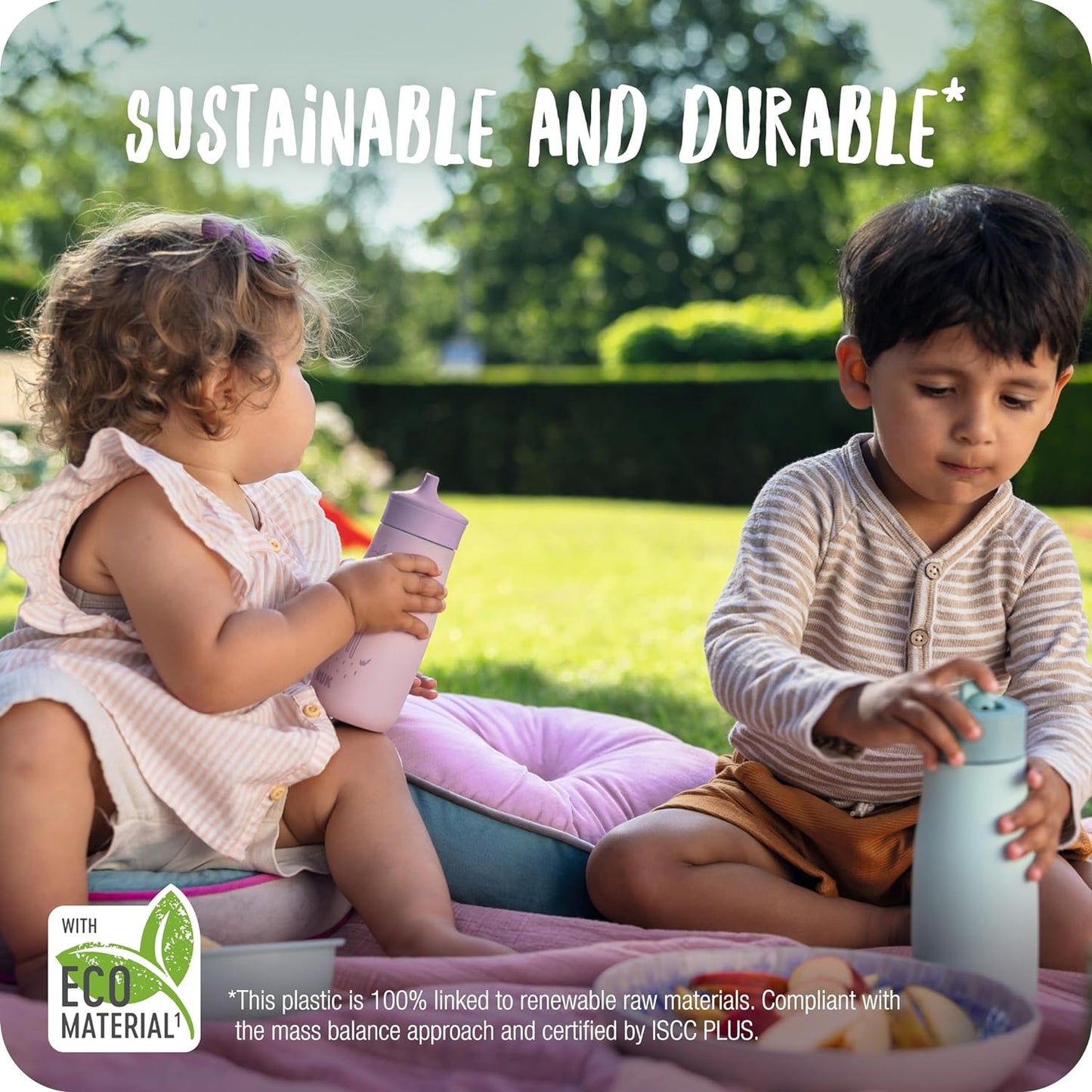 NUK Kiddy Cup Night Toddler Cup | 12+ Meses | 300ml | Bico temperado à prova de vazamento | brilha no escuro | Clipe e tampa protetora | Livre de BPA | Roxo