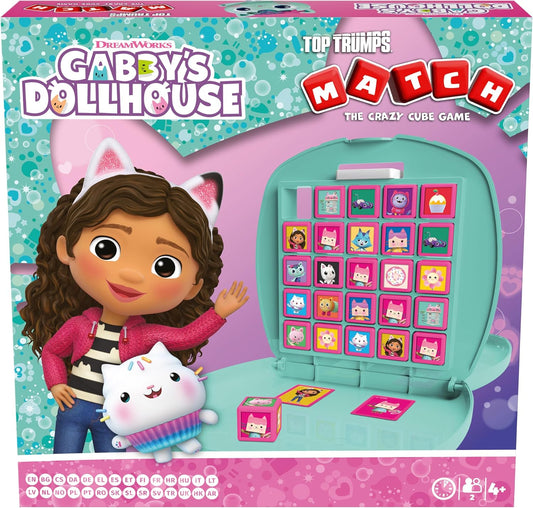 Top Trumps Casa de Bonecas da Gabby: Jogue com seus personagens favoritos, incluindo a Gabby e seus amigos. Jogo de tabuleiro de viagem, presente e brinquedo para meninos e meninas a partir de 4 anos.