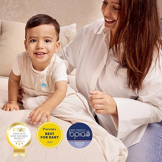 Love To Dream™ Macacão de dormir com pernas | Manga comprida, cobertor vestível leve | 1,5 Tog Ideal para uso durante todo o ano (18–22 °C) | Algodão lavável à máquina e zíper duplo