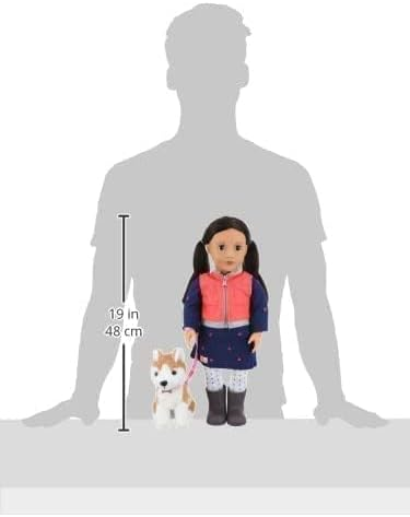 Our Generation BD31201C1Z Leslie e Husky Fashion Doll, Vários