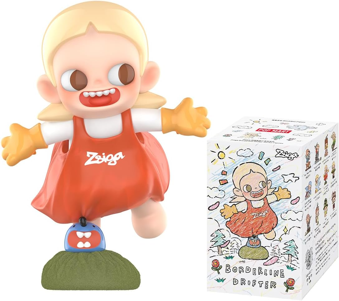 POP MART Zsiga Take It Slow Series Figuras 1 Caixa Articulada Personag