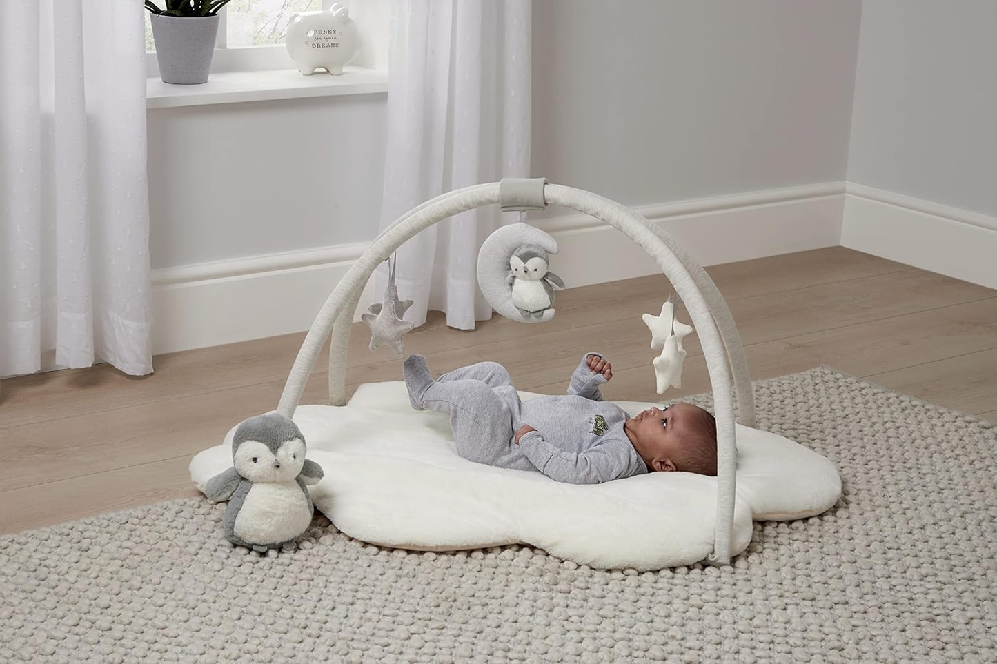 Tapete de atividades interativo para bebés e ginásio Mamas & Papas, Wish Upon A Cloud