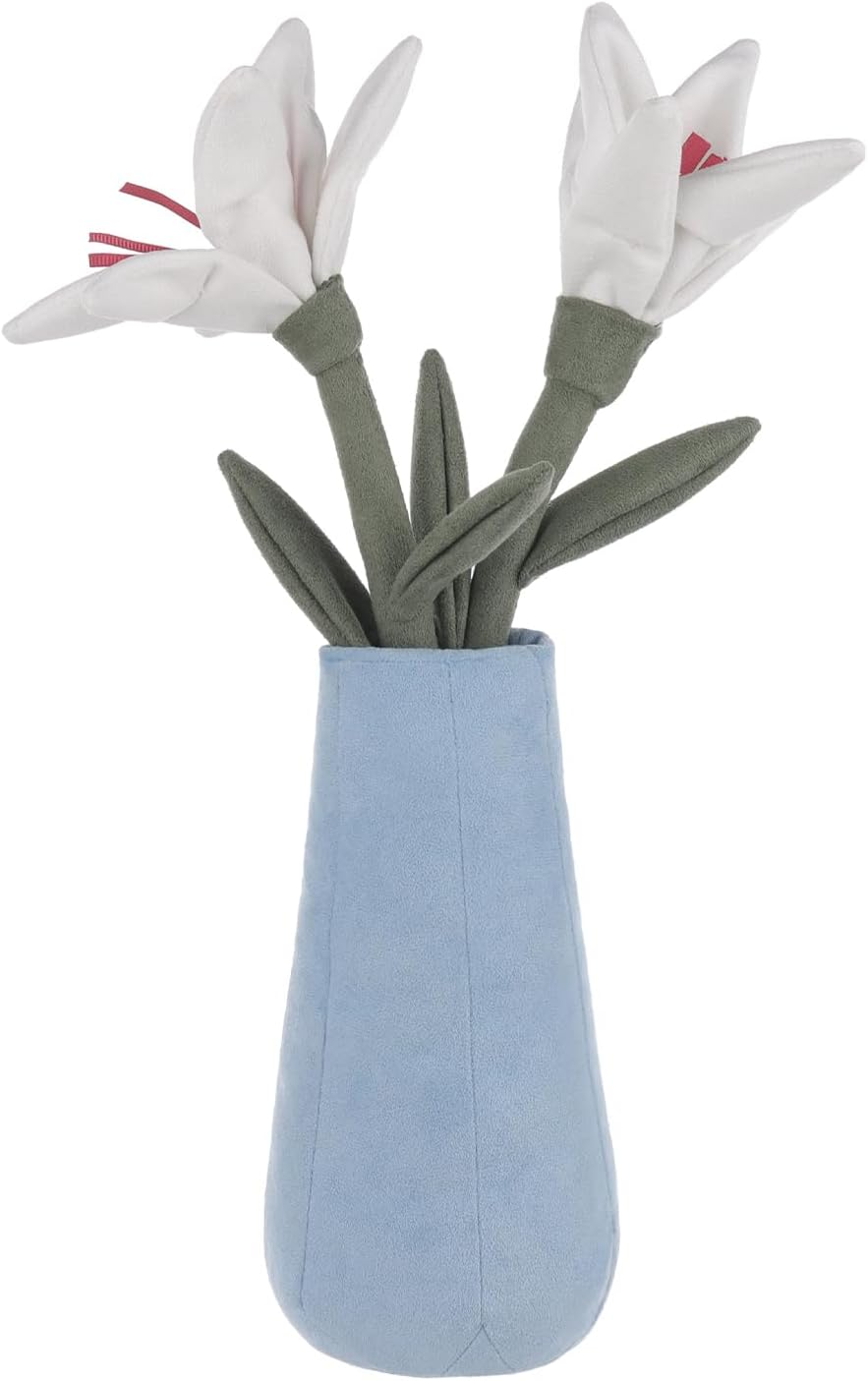 Damasco Flor Cordeiro Em Vaso De Peluche Lírio Vaso Planta Bichos De Peluche Para Crianças, Brinquedos De Peluche Macios E Fofos Para Bebé Menina E Menino, Vaso De Flor Em Vaso Fofo Lírio Planta 13,8 Polegadas