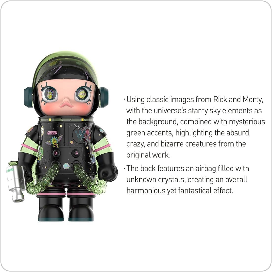 POP MART MEGA SPACE MOLLY 400% Figuras 1 Caixa Design Premium Presentes para Mulheres Fã-Favorito Colecionável Chic Art Toy Figura de Ação