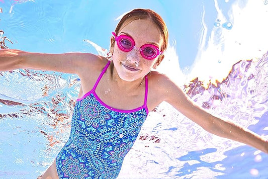 Zoggs Kids' Ripper Junior Gafas de natación con protección antivaho y UV (edades de 6 a 14 años)