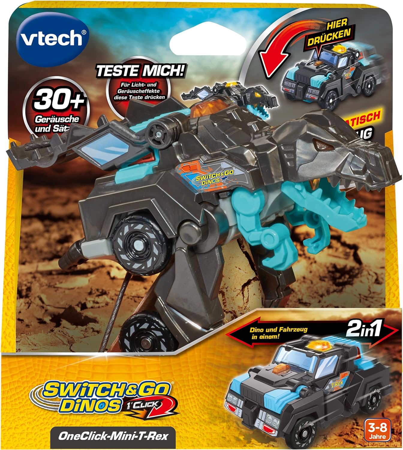 VTech 569303 Switch & Go Dinos hizo estallar el T-Rex