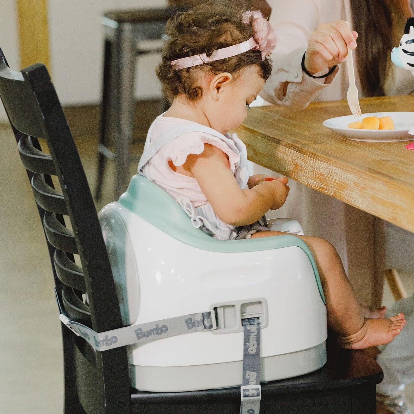 Asiento Bumbo con bandeja de apoyo para bebés – Asientos para bebés para sentarse hasta 6 meses o más – Asiento de piso para bebés Hemlock