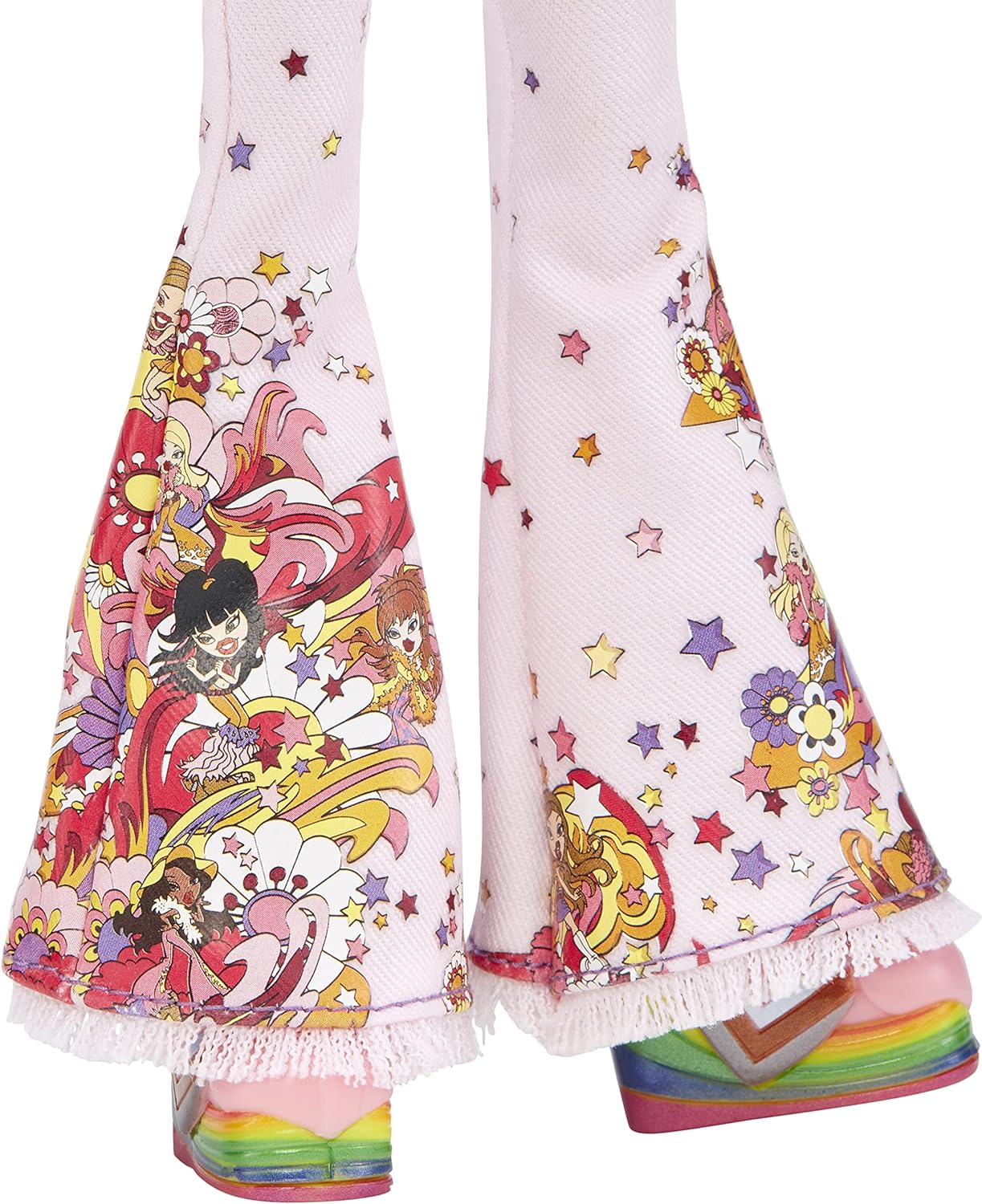 Bratz Bonecos de grife de edição especial do Mês do Orgulho por Jimmy Paul - ROXXI e NEVRA - 2 bonecos da moda, roupas, pôsteres, acessórios, suportes para bonecas e muito mais - totalmente articulados - colecionáveis para crianças a partir de 3 anos