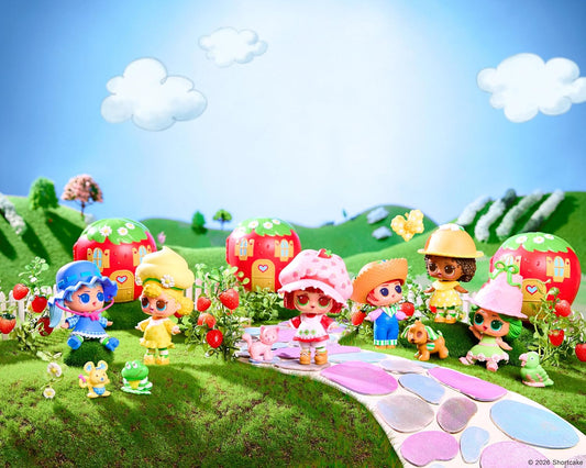 L.O.L. Surprise! Loves Strawberry Shortcake Tots – Bonecas colecionáveis com 7 surpresas, incluindo pet, roupas, sapatos, chapéu e um playset de casa de morango que se transforma; modelos variados