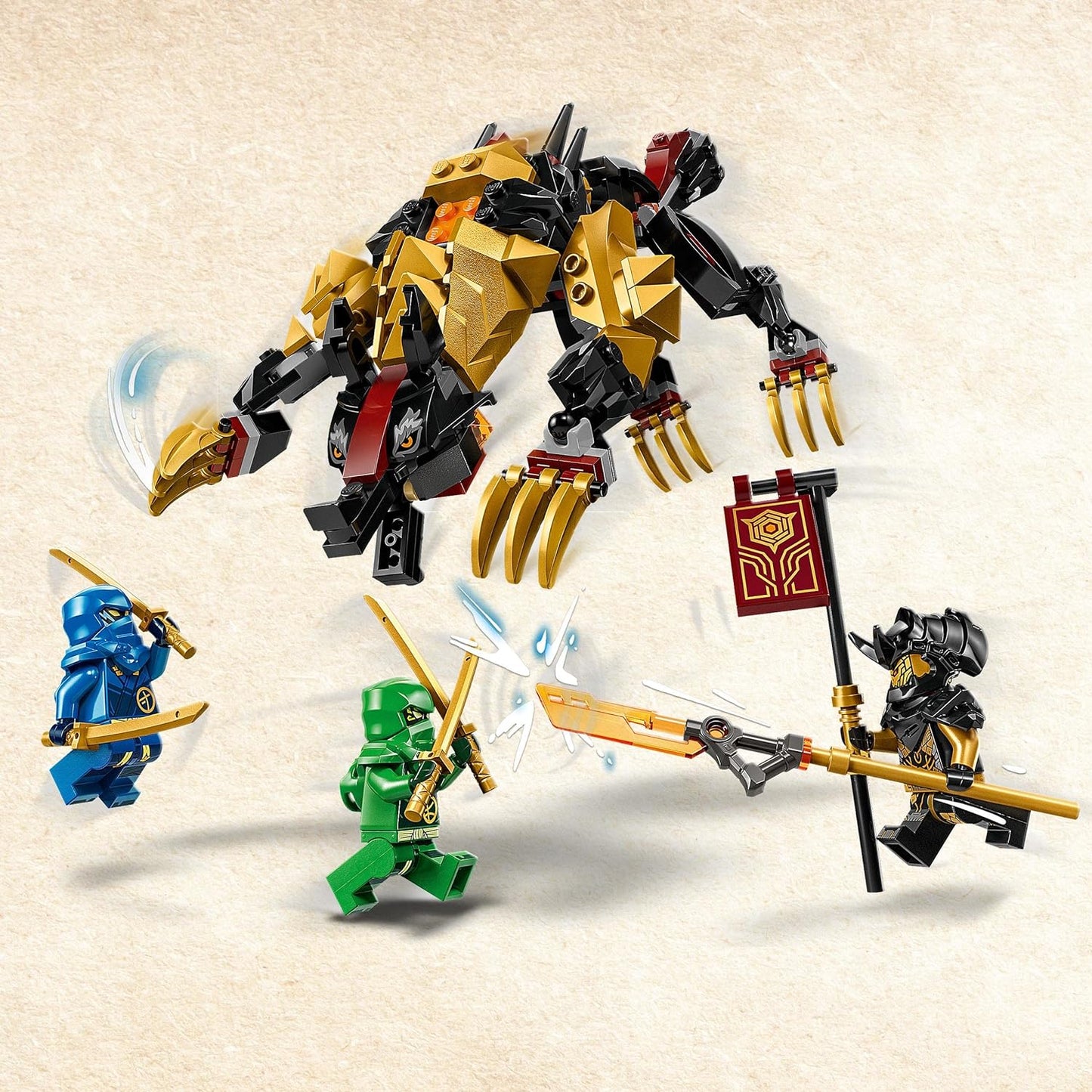 LEGO NINJAGO Robot terrestre elemental de Cole, figura de acción de juguete, juego de construcción Dragons Rising con minifigura de Cole, personaje ninja, regalo para niños, niñas y niños de 7 años en adelante 71806