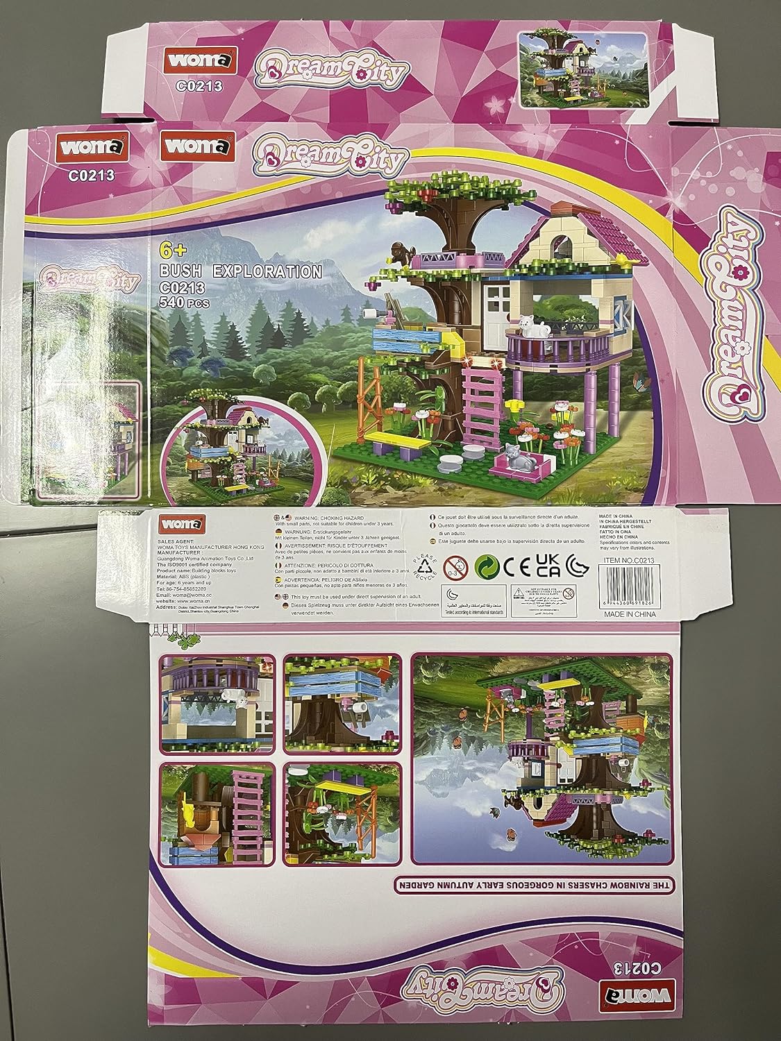 Vintop Casa del Árbol Bloques de Construcción de Juguete para Niñas Ad 6 7 8 9 10+ Años, 540 Piezas STEM Friendship Tree House Juguete Regalo para Niñas 6 7 8 9 10+ Años