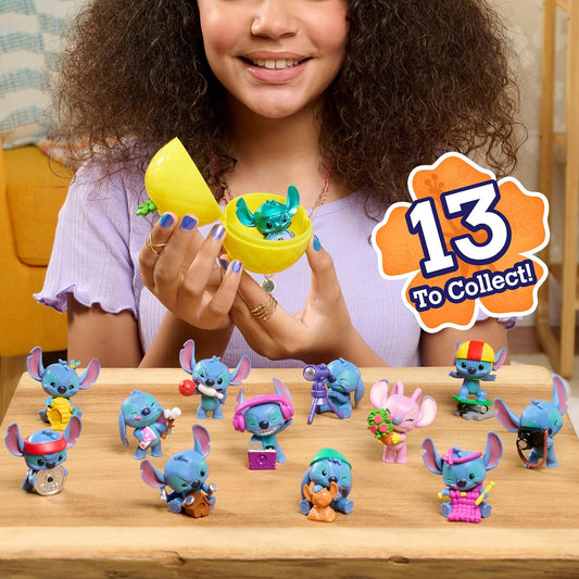 Just Play Disney Bonecos Colecionáveis Stitch That’s So Stitch - Série 2, Figura Misteriosa de 5 cm, Cápsula Surpresa, Brinquedo Infantil para Crianças a partir de 3 Anos