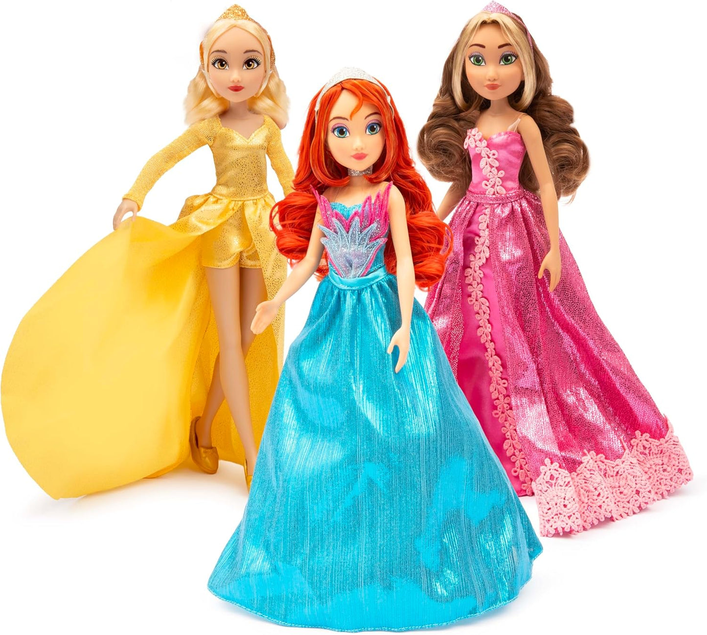 Winx Club Boneca Grand Ball – Bloom em um deslumbrante vestido azul com tiara – Boneca articulada fashion para crianças – Roupa inspirada em baile de formatura com detalhes elegantes – Brinquedo oficial Winx para crianças a partir de 4 anos