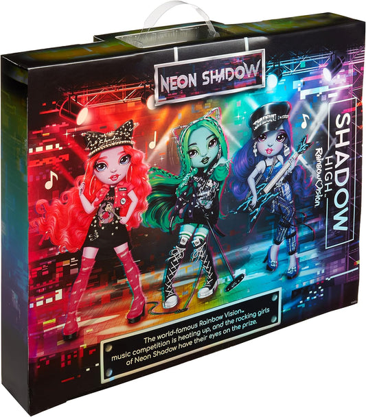 Rainbow High Shadow Vision Neon Shadow - HARLEY LIMESTONE - idade a partir de 6 anos