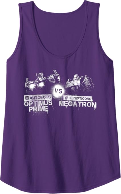 T-shirt de alças Transformers: War For Cybertron Optimus Prime Vs. Megatron