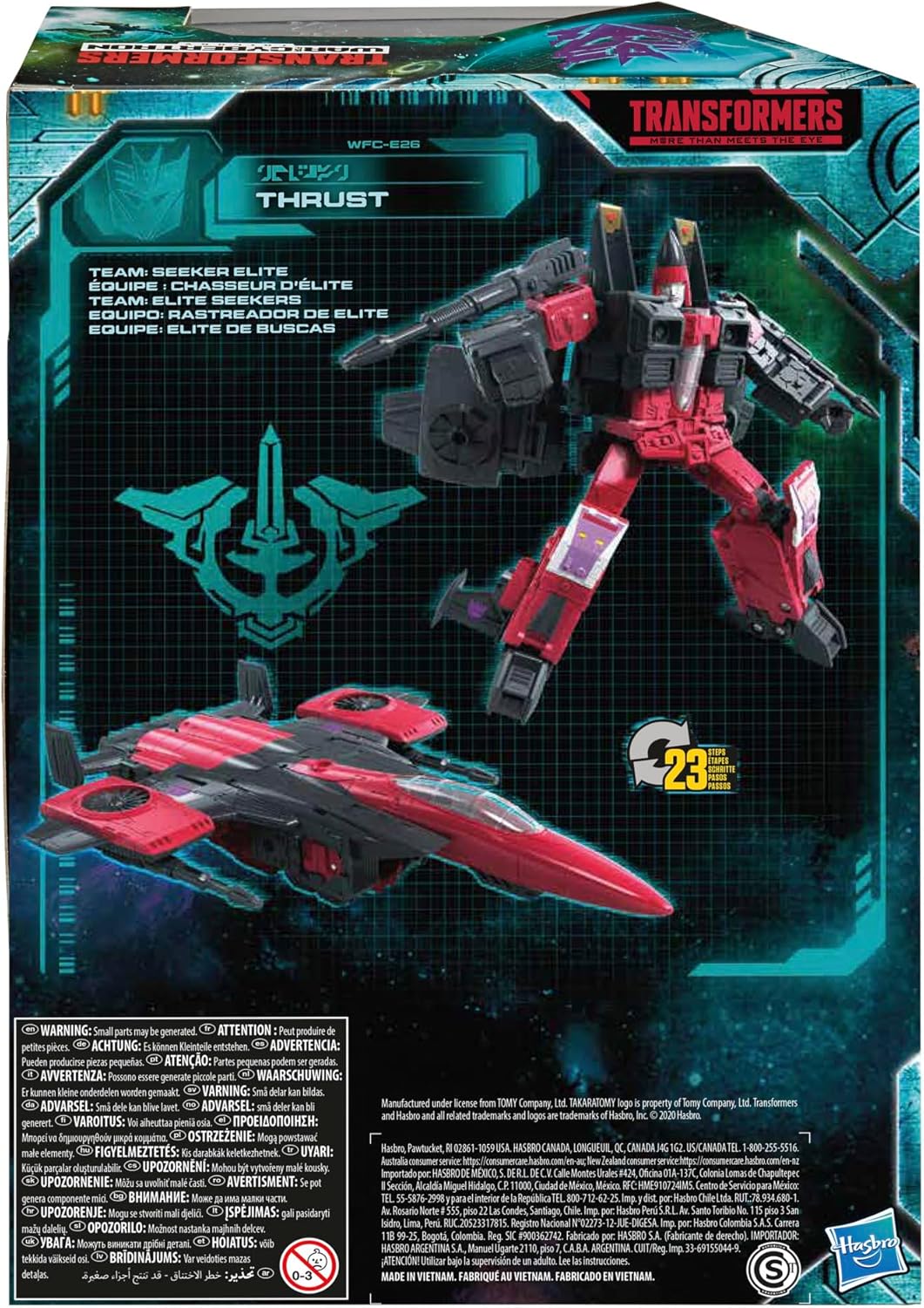 Transformers Generations War for Cybertron: Earthrise Voyager WFC-E26 Thrust, 18 cm (7 polegadas)