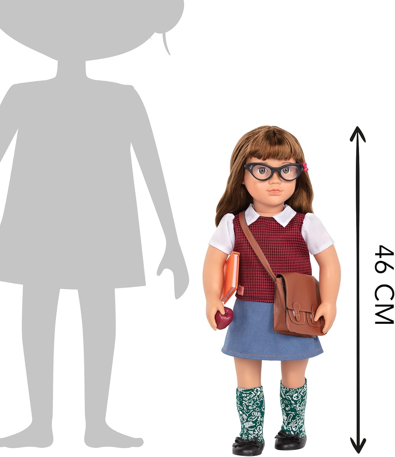 Boneca de atividades para professores da Our Generation, Taylor