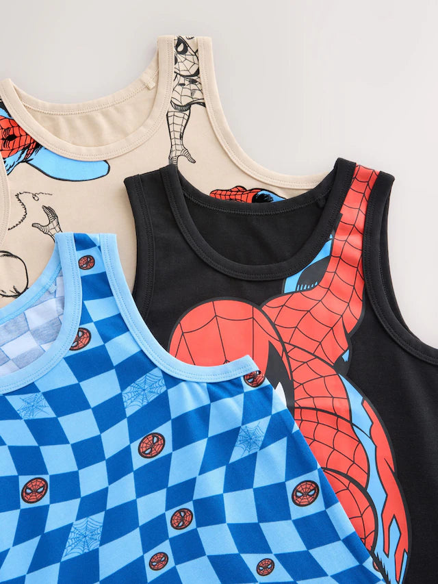 |Boy| Pacote Com 3 Coletes Multi Spiderman (1,5-10 anos)