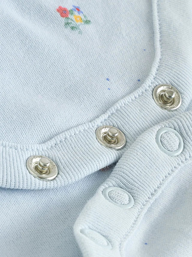 |BabyGirl| Body Com Alças Para Bebê, Coelhinho De Morango, Creme, 100% Algodão, Pacote Com 5