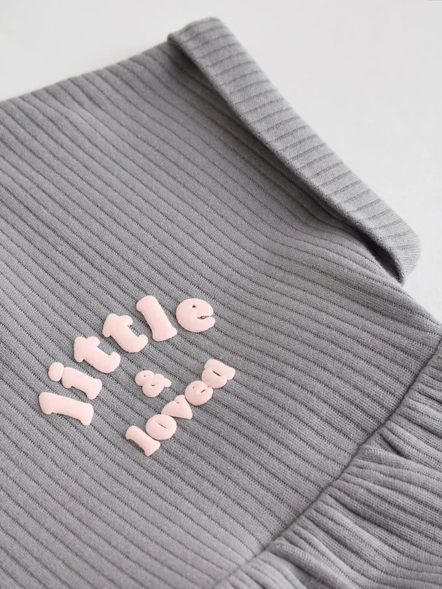 |BabyGirl| Pacote Com 3 Macacões De Bebê Bright Slogan Mono e Rosa