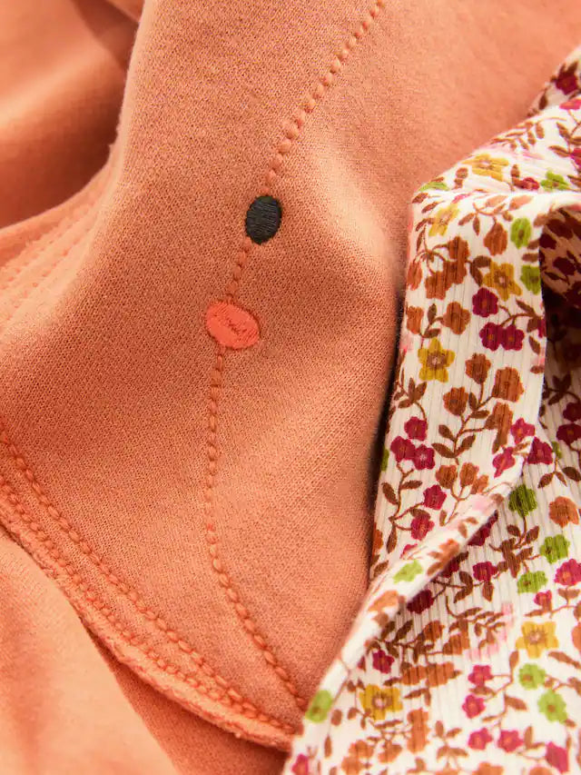 |Girl| Conjunto De Moletom e Leggings De Abóbora Laranja De Halloween (3 meses a 7 anos)