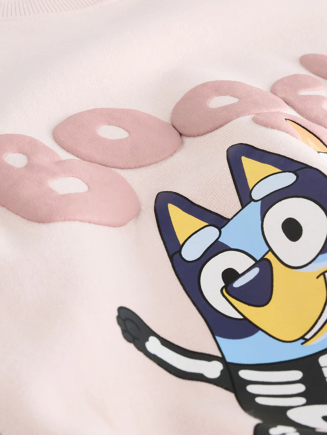 |Girl| Conjunto De Moletom e Leggings Rosa e Azul Para Halloween (12 meses a 7 anos)