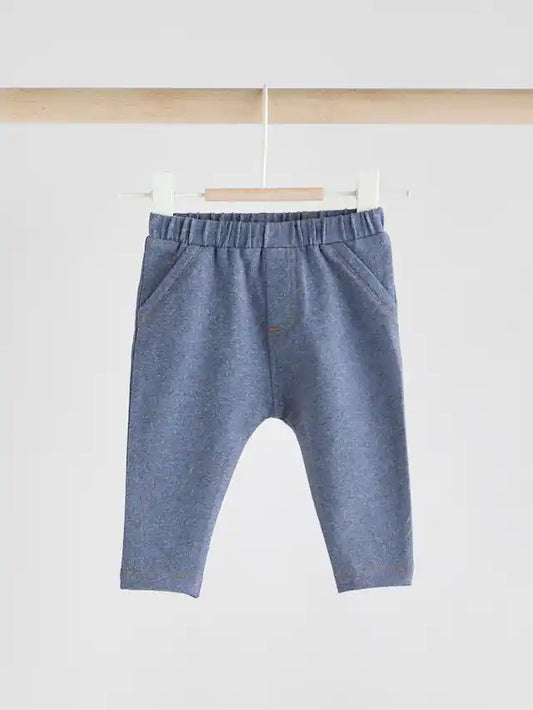 |BabyBoy| Pacote com 2 Leggings Azuis Para Bebê