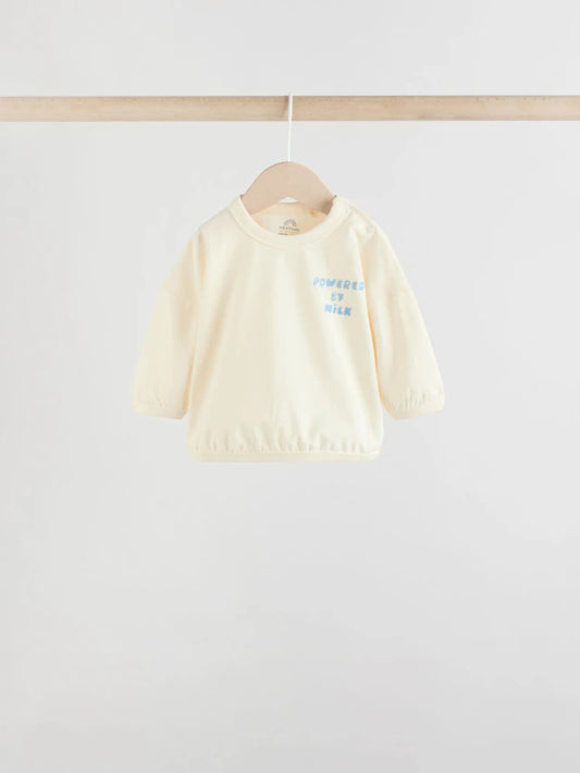 |BabyBoy| Conjunto De 6 Peças de Blusas e Leggings Para Bebês Blue Milk Club (0 meses a 3 anos) (3 meses a 8 anos)