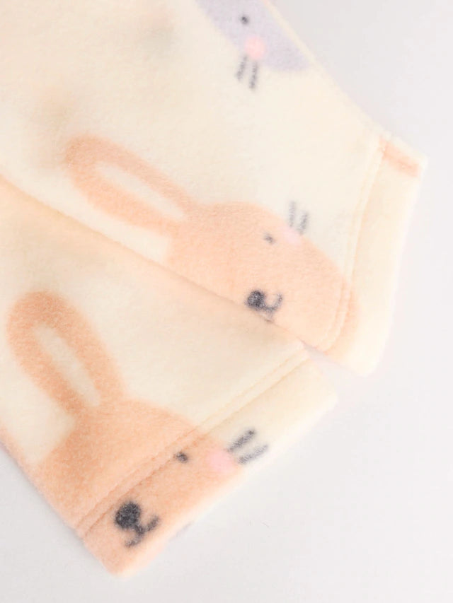 |BabyGirl| Pacote Com 3 Macacões Rosa V&A | FatFace Baby Micro Fleece com Zíper Bidirecional, pacote com 3