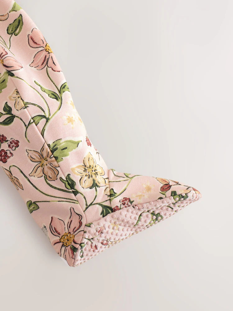 |BabyGirl| Macacão De Dormir Para Bebê Com Forro De Lã Rosa e Zíper Bidirecional